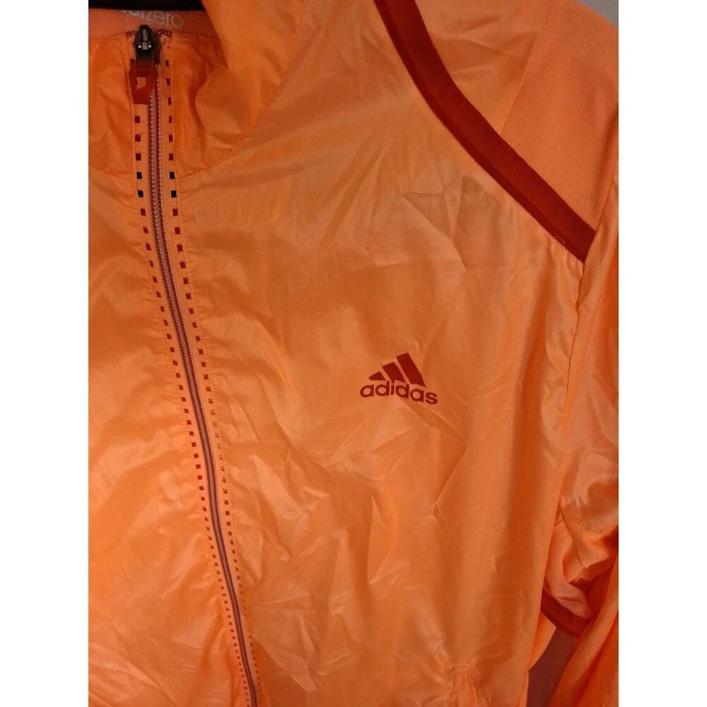 ADIDAS ADIZERO Climacool Formation Orange Unisex Windebreaker Jacket Size XL